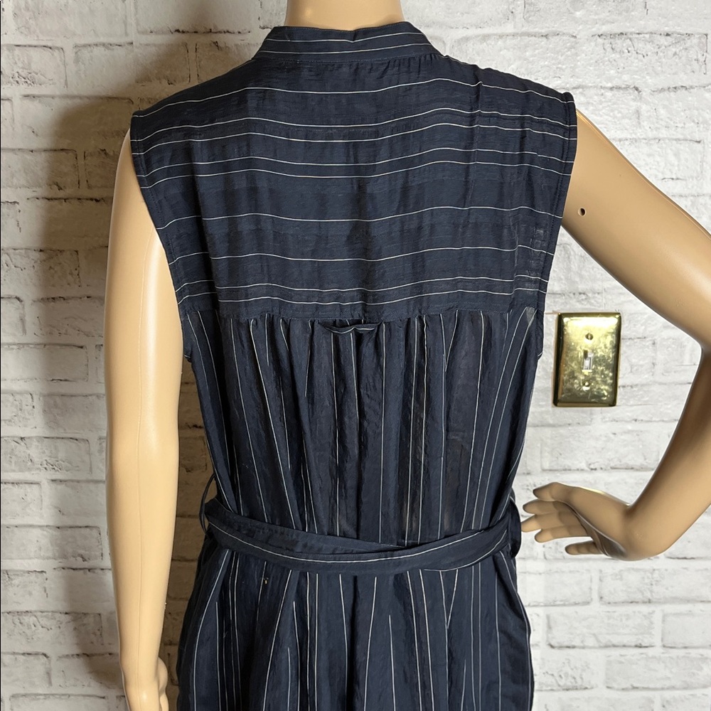 Vince drapey stripe shirtdress - Picture 10 of 12